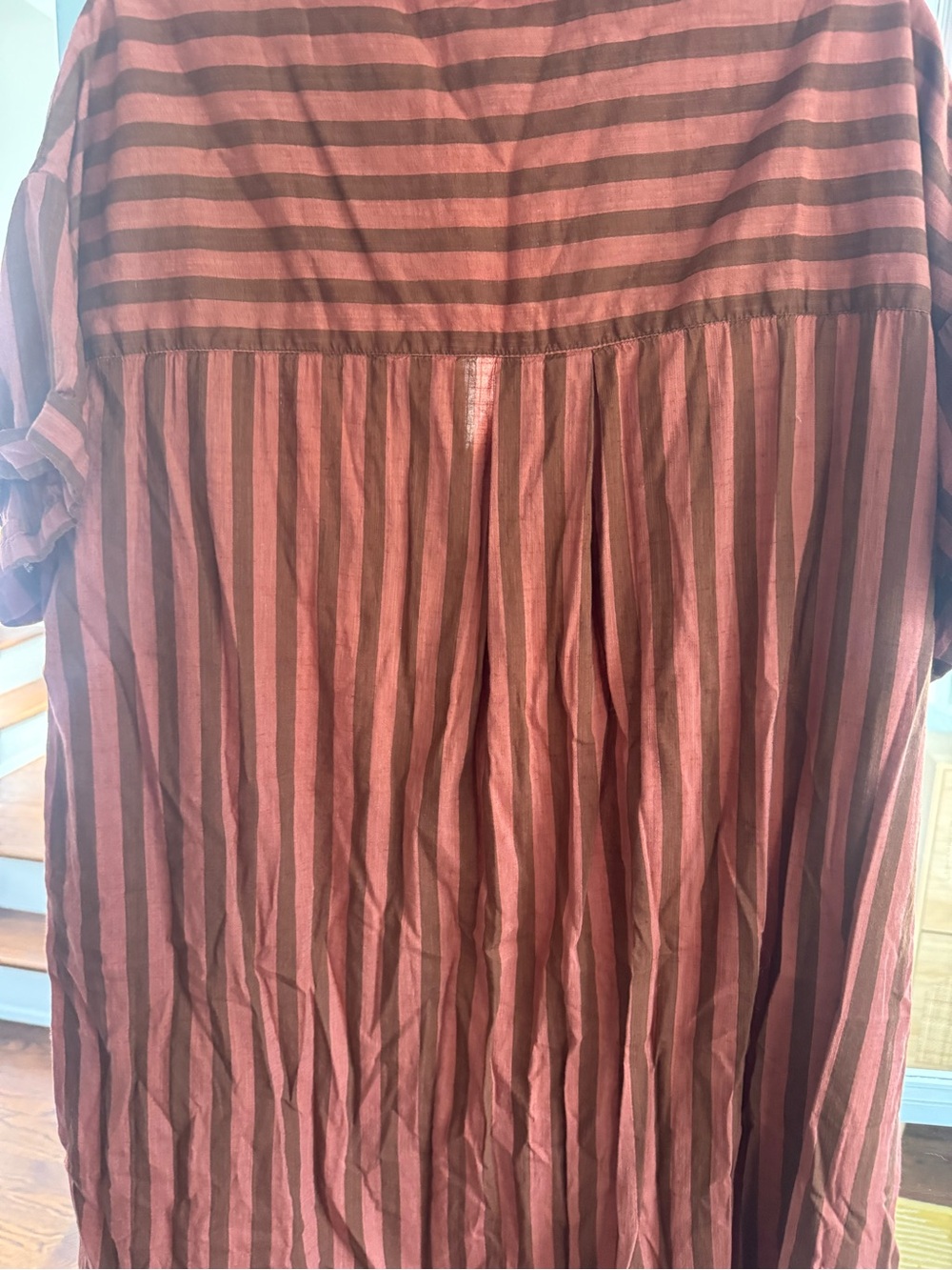 Anthropologie Striped Midi Dress - Picture 7 of 7